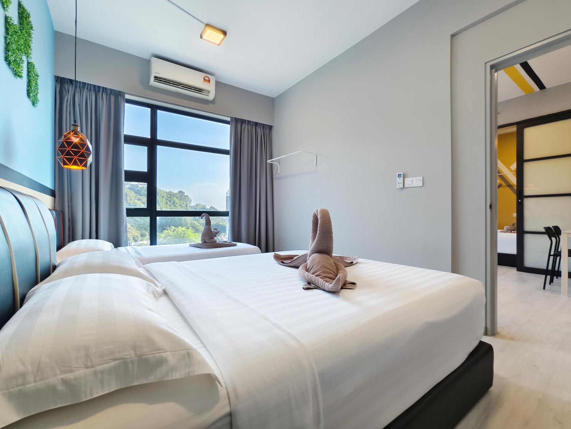 Aj @ Jesselton Quay Kk Apartemen *